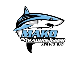 Mako Paddle Club logo design by cybil