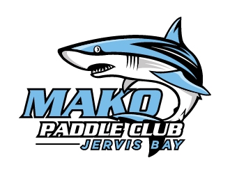 Mako Paddle Club logo design by cybil