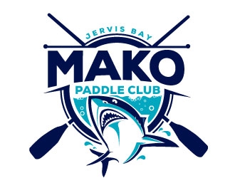 Mako Paddle Club logo design by Suvendu