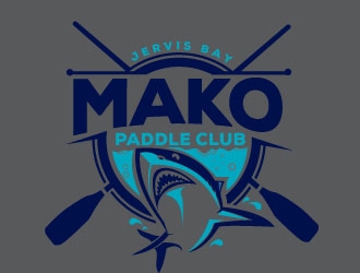 Mako Paddle Club logo design by Suvendu