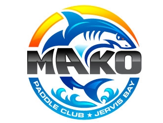 Mako Paddle Club logo design by Suvendu