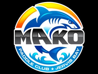 Mako Paddle Club logo design by Suvendu