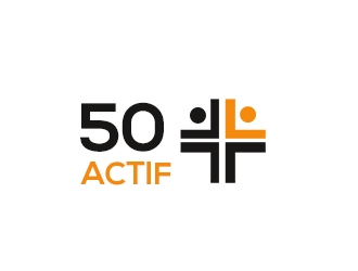 50➕ Actif logo design by bougalla005