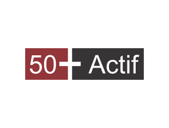 50➕ Actif logo design by kanal