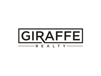 Giraffe Realty  logo design by Sheilla