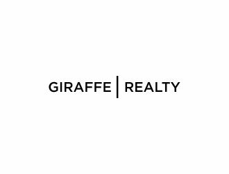 Giraffe Realty  logo design by eagerly