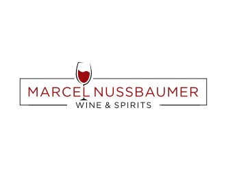 Marcel Nussbaumer Wine & Spirits logo design by KQ5