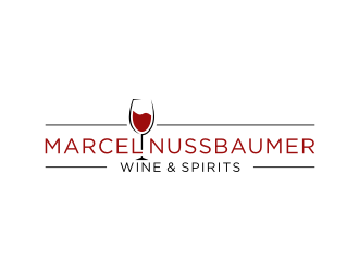 Marcel Nussbaumer Wine & Spirits logo design by KQ5