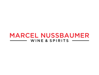 Marcel Nussbaumer Wine & Spirits logo design by salis17