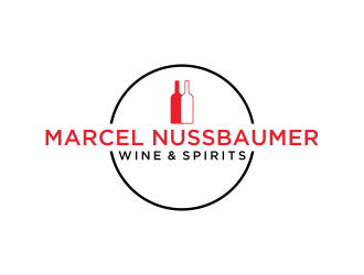Marcel Nussbaumer Wine & Spirits logo design by salis17