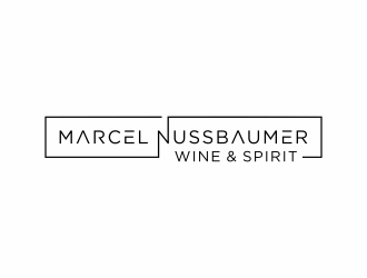Marcel Nussbaumer Wine & Spirits logo design by checx