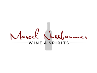 Marcel Nussbaumer Wine & Spirits logo design by nurul_rizkon