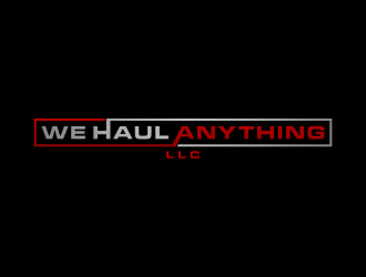 We Haul Anything LLC logo design by BlessedArt