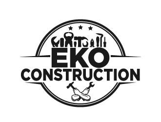 EKO construction logo design by AYATA