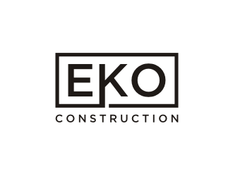 EKO construction logo design by Zeratu