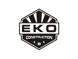EKO construction logo design by Zeratu