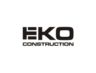EKO construction logo design by ohtani15