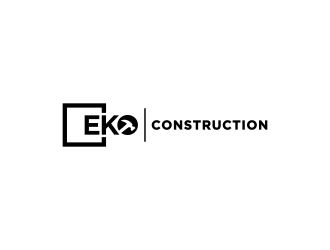EKO construction logo design by ammad