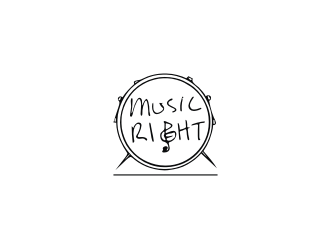 Music Right logo design by Diancox