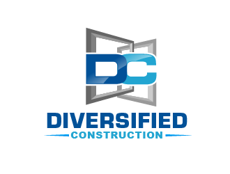 Diversified Construction  logo design by THOR_