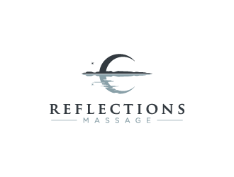 Reflections Massage logo design by torresace