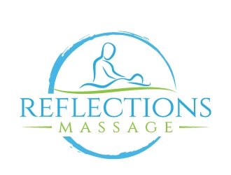 Reflections Massage logo design by jaize