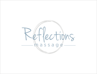 Reflections Massage logo design by bunda_shaquilla
