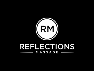 Reflections Massage logo design by Franky.