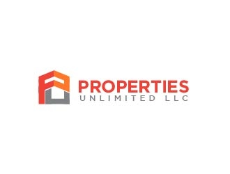 Properties Unlimited LLC logo design by usef44