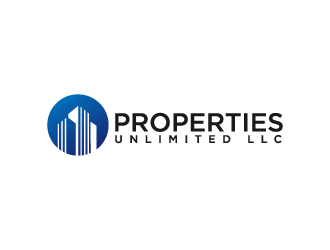 Properties Unlimited LLC logo design by Lawlit