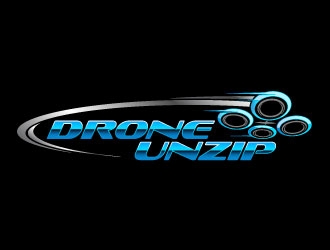 Drone Unzip logo design by daywalker