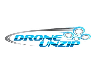 Drone Unzip logo design by daywalker