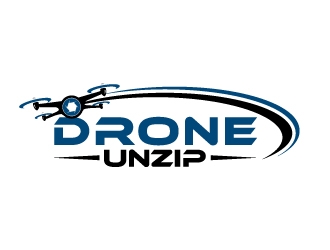 Drone Unzip logo design by jaize