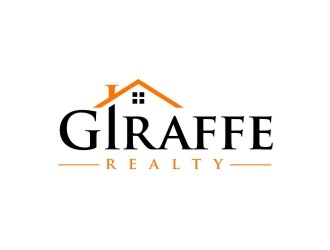Giraffe Realty  logo design by dibyo