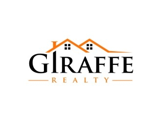 Giraffe Realty  logo design by dibyo
