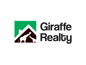 Giraffe Realty  logo design by up2date