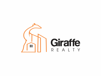 Giraffe Realty  logo design by up2date