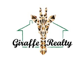 Giraffe Realty  logo design by bulatITA