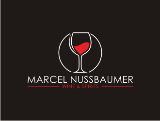 Marcel Nussbaumer Wine & Spirits logo design by blessings