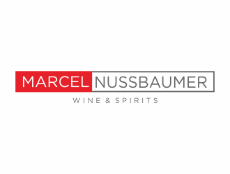 Marcel Nussbaumer Wine & Spirits logo design by afra_art