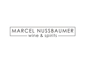 Marcel Nussbaumer Wine & Spirits logo design by dibyo