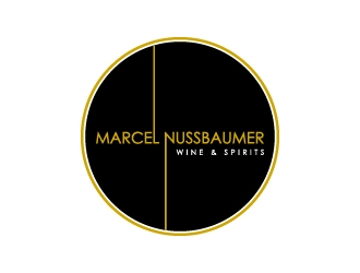 Marcel Nussbaumer Wine & Spirits logo design by BrainStorming