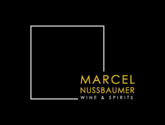Marcel Nussbaumer Wine & Spirits logo design by BrainStorming
