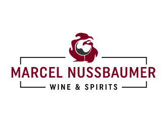 Marcel Nussbaumer Wine & Spirits logo design by akilis13