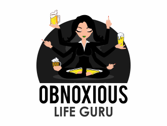 Obnoxious Life Guru logo design by mr_n
