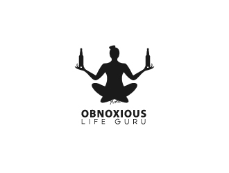 Obnoxious Life Guru logo design by Rezeki09