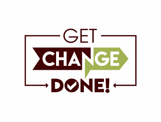 Get Change Done! logo design by up2date