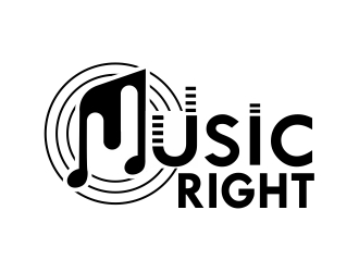 Music Right logo design by ruki