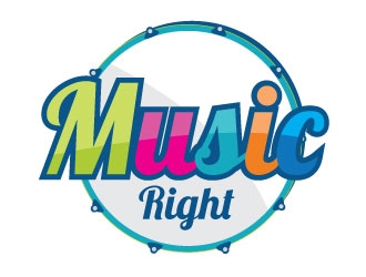 Music Right logo design by CuteCreative