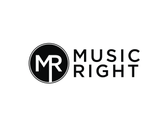 Music Right logo design by logitec